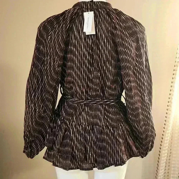 Banana Republic Belted Tiered Blouse - Picture 8 of 8